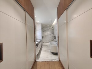 Staircase in 3 BHK Apartment at Bhartiya City Leela Residences, Thanisandra Main Road – for Sale