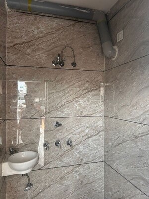 Bathroom in 1 RK Independent House at Kansal – for Rent