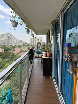 Balcony in 1 BHK Apartment at Business Square Koregaon Park, Koregaon Park – for Sale