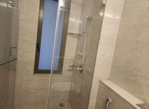 Building Lobby in 3 BHK Apartment at Adani Ten BKC, Bandra East – for Rent
