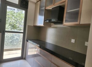 Kitchen in 3 BHK Apartment at Adani Ten BKC, Bandra East – for Rent