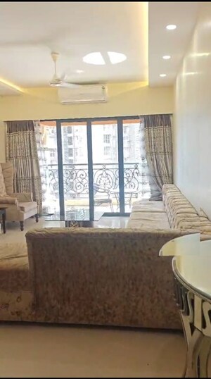 Living Room in 4 BHK Apartment at K Raheja Raheja Classique, Andheri West – for Rent