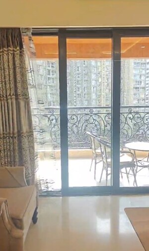 Balcony in 4 BHK Apartment at K Raheja Raheja Classique, Andheri West – for Rent