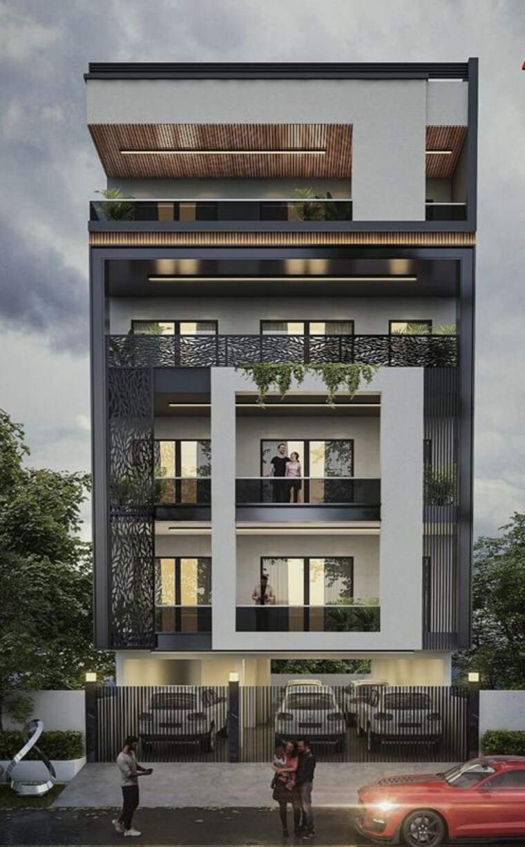 Exterior View, sector 57 4 Bedroom 263 Sq.Yd. Builder Floor In Sector 57 Gurgaon 10351450