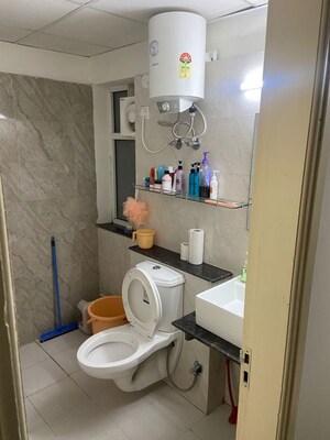 Bathroom in 2 BHK Apartment at Sushma Joynest ZRK, Ghazipur – for Rent
