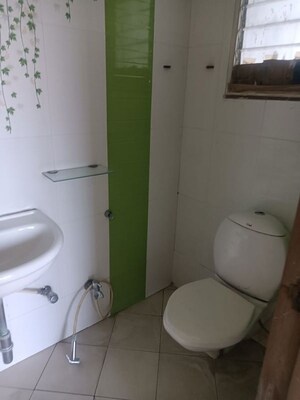 Bathroom in 3 BHK Apartment at Kamgar Putala Vasahat – for Rent