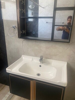 Kitchen in 3 BHK Builder Floor at Kailash Colony – for Rent