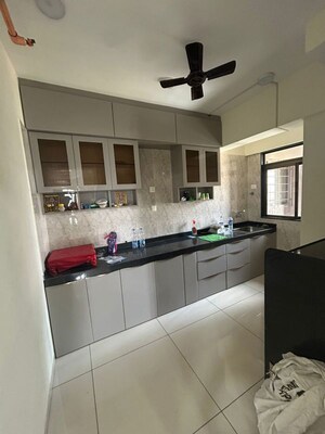 Kitchen in 2 BHK Apartment at Chandak 34 Park Estate, Goregaon West – for Rent