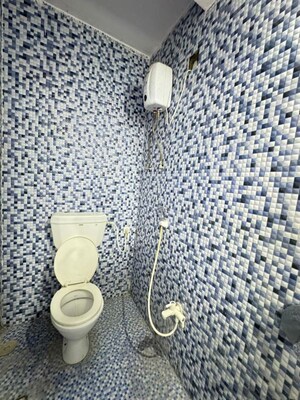 Bathroom in 1 BHK Apartment at MK Laxmi Kunj, Mundhwa – for Rent