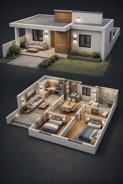 3 BHK + Pooja Room,Servant Room,Study Room,Extra Room,Store Room Villa For Sale in Ravugodlu