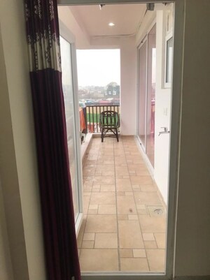 Building Lobby in 2 BHK Apartment at Aura Homes, Patiala Road – for Rent