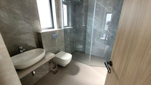 Bathroom in 3 BHK Apartment at Rustomjee Summit, Borivali East – for Rent