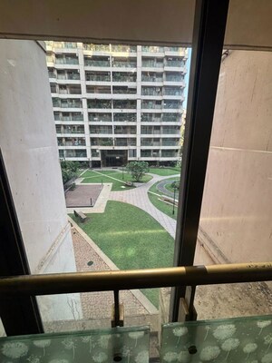 Balcony in 3 BHK Apartment at K Raheja Vihar, Powai – for Rent