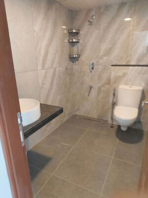Bathroom in 3 BHK Apartment at Aparna Zenon, Puppalaguda – for Rent