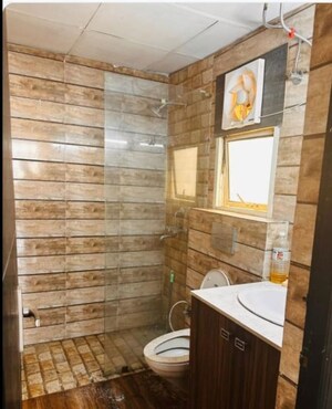 Bathroom in 3 BHK Apartment at KDP Grand Savanna, Raj Nagar Extension – for Rent