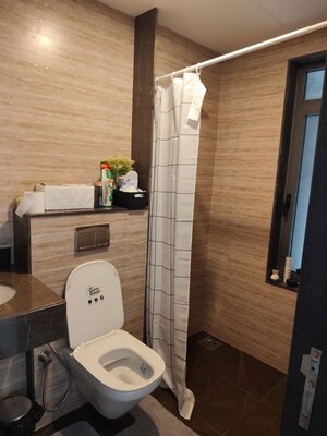 Bathroom in 2 BHK Apartment at Lodha Vista, Lower Parel – for Rent