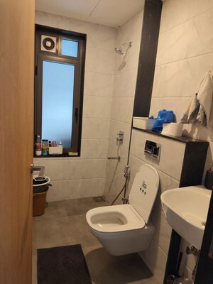 Bathroom in 2 BHK Apartment at Lodha Vista, Lower Parel – for Rent