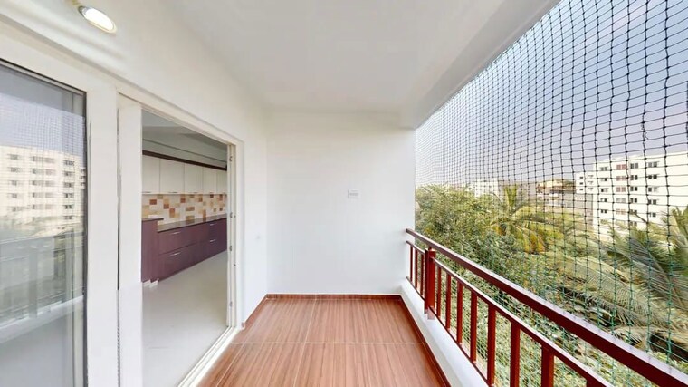 Balcony, high grounds 3 Bedroom 1715 Sq.Ft. Apartment In High Grounds Bangalore 10351784