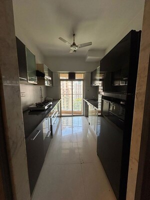 Kitchen in 3 BHK Apartment at Nahar Amrit Shakti, Chandivali – for Rent