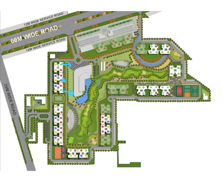 Master Plan, m3m-golf-hills 3 Bedroom 1902 Sq.Ft. Apartment In Sector 79 Gurgaon 10351831