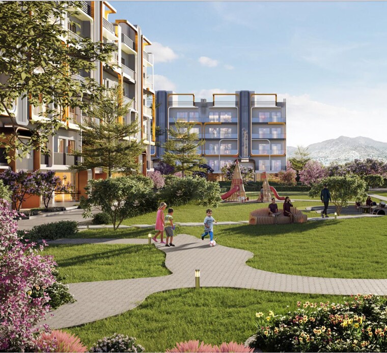 Garden, m3m-antalya-hills 3.5 Bedroom 1557 Sq.Ft. Builder Floor In Sector 79 Gurgaon 10351863