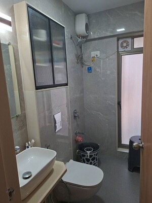 Bathroom in 2 BHK Apartment at Bhaveshwar Villa Sion East, Sion East – for Rent