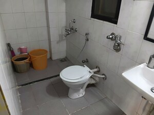 Bathroom in 2 BHK Apartment at Hiranandani Estate, Ghodbunder Road – for Rent
