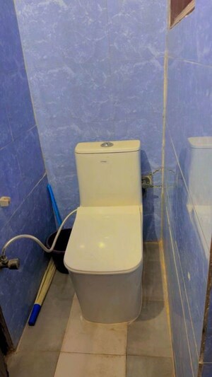 Bathroom in 1 BHK Builder Floor at Chattarpur – for Rent