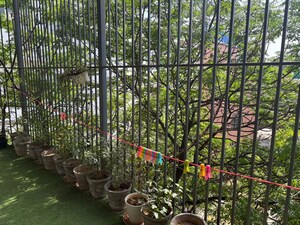 Balcony in 3 BHK Builder Floor at Ansal Sushant Lok I, Sector 43 – for Rent
