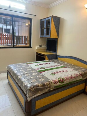 Bedroom in 2 BHK Apartment at Sai Vihar Residency, Pashan Sus Road – for Rent