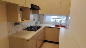 Kitchen in 3 BHK Builder Floor at NKV Golden Avenue, Sohna Sector 35 – for Rent