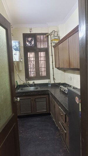 Kitchen in 3 BHK Builder Floor at Old Rajinder Nagar – for Rent