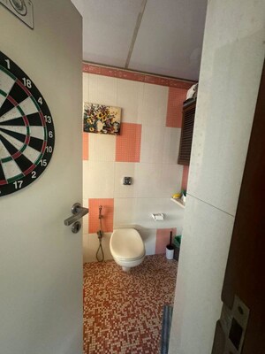 Bathroom in 2 BHK Apartment at Sandesh Nagar – for Rent