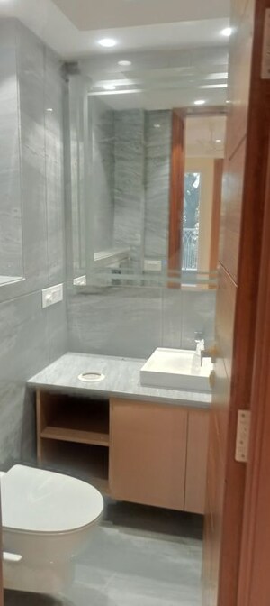 Bathroom in 4 BHK Builder Floor at Green Park – for Sale