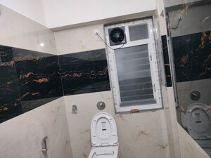 Bathroom in 3 BHK Apartment at Mhada Sector R3, Goregaon West – for Rent