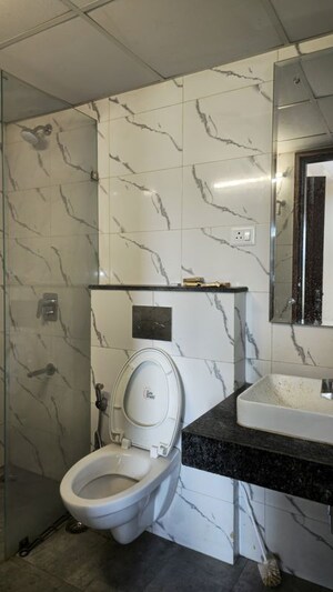 Bathroom in  Office Space at Vibhuti Khand – for Rent