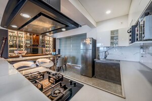 Living Room in 4 BHK Apartment at Gm Kenjale Emirus, Baner – for Rent