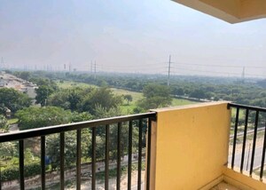 Balcony in 3 BHK Apartment at Gaur Atulyam, Omicron I Greater Noida – for Rent