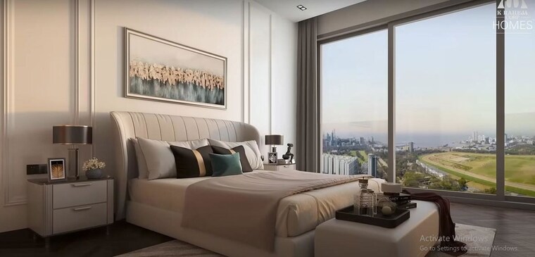 Bedroom, k-raheja-modern-vivarea 4 Bedroom 2280 Sq.Ft. Apartment In Mahalaxmi Mumbai 10352161