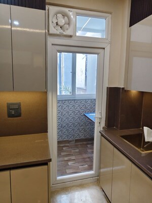 Kitchen in Studio Apartment at Dlf Cyber City, Sector 24 – for Rent