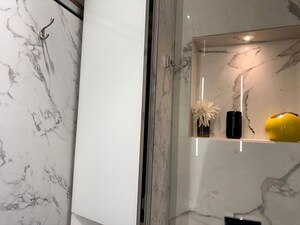 Bathroom in 3 BHK Apartment at Vraj Tiara, Worli – for Sale