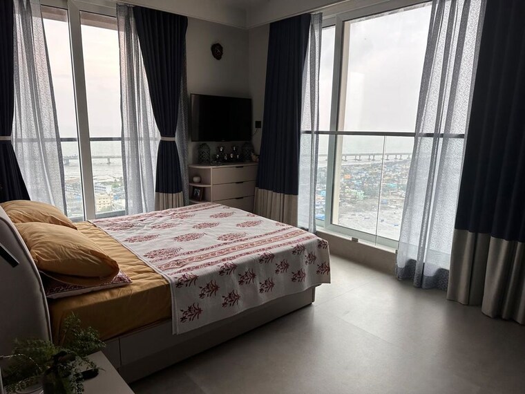 Bedroom, vraj-tiara 3 Bedroom 1700 Sq.Ft. Apartment In Worli Mumbai 10352191