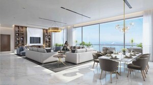Master Bedroom in 5 BHK Apartment at Hubtown 25 South, Prabhadevi – for Sale