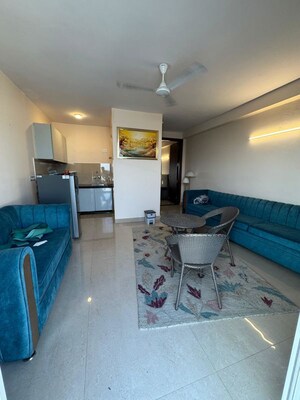Living Room in 1 BHK Apartment at Chattarpur – for Rent