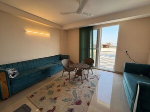 Living Room in 1 BHK Apartment at Chattarpur – for Rent