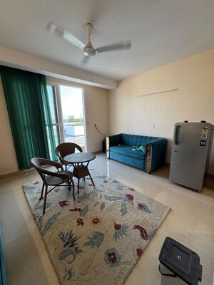 Living Room in 1 BHK Apartment at Chattarpur – for Rent