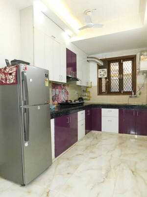 Kitchen in 3 BHK Apartment at Palm Residency Chhatarpur, Chattarpur – for Rent