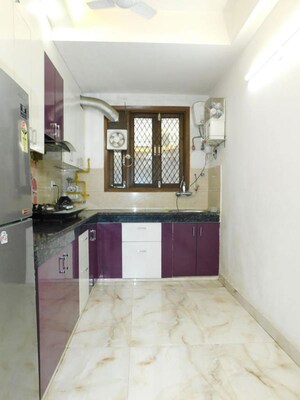 Kitchen in 3 BHK Apartment at Palm Residency Chhatarpur, Chattarpur – for Rent