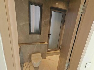 Bathroom in 3 BHK Apartment at Hubtown 25 South, Prabhadevi – for Rent
