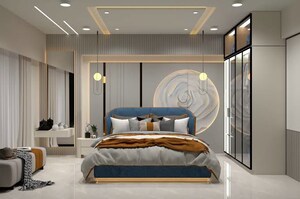 Bedroom in 2 BHK Apartment at Amrapali Dream Valley – for Sale